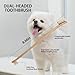 Pet Toothbrush – Bamboo & Boar Bristle | Natural, Biodegradable, Zero-Waste | 6-Pack for Dogs & Cats - Plastic-Free