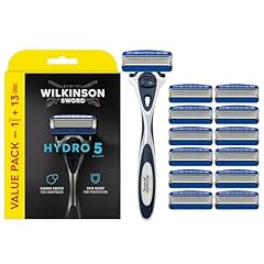 Wilkinson Sword Hydro 5 Skin Protection, Confezione Convenienza Composta da 1 Rasoio + 13 Lame di Ricarica
