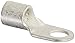 Uninsulated Ring Terminal, 2 Wire Size, 3/8" Stud Size, 0.602" Width, 1.535" Length