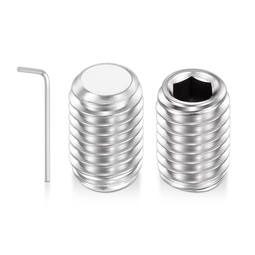 Kozelo 100pcs vis creuses hexagonales M2-0.4x3mm acier inoxydable