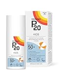 P20 ® | Sonnencreme LSF50+Plus für Kinder | Hoher UVA-Schutz, hält bis zu 10 Stunden, wasserdicht bis zu 3 Stunden, geeignet für Kinder ab 1 Jahren | 200 ml