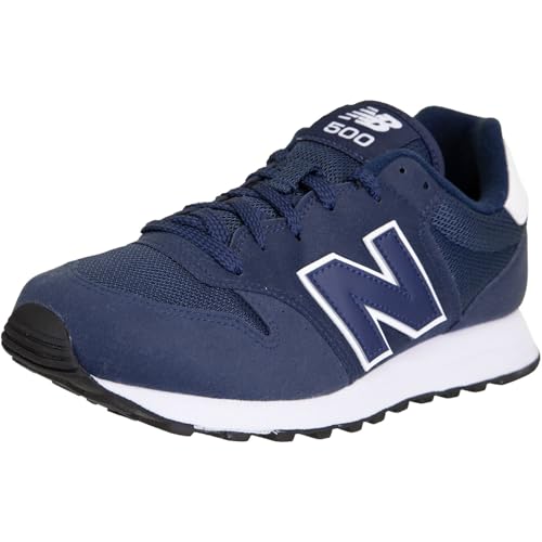 Thumbnail - New Balance 500 Sneaker Trainer Schuhe (Navy White, EU Schuhgrößensystem, Erwachsene, Numerisch, M, 43)