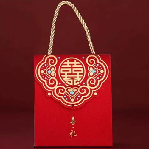 Boîtes à bonbons chinoises Supmovo : offrez le bonheur et la chance du trèfle de mariage