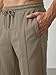 JMIERR Mens Wide Leg Sweatpants Baggy Lounge Travel Cargo Pants Fashion Outfits 2026 Summer Clothes, 3XL, Simply Taupe
