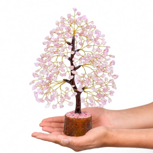 Crocon® Rose Quartz Crystal Tree of...