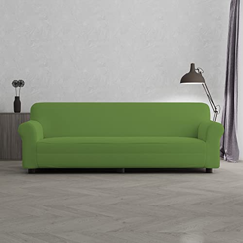 MB HOME BASIC Copridivano più Bello Mela 4 Posti verde