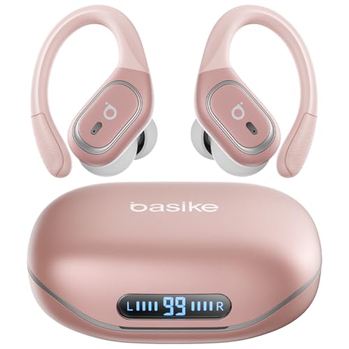 Basike Fone de Ouvido Bluetooth 6.0 TWS Esportivo, Som Hi-Fi Esté...