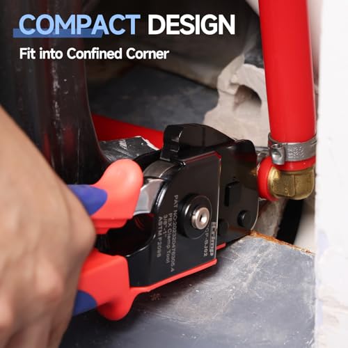 iCrimp One-Hand PEX Pipe Cinch Tool meet ASTM F2098 Standard clamps, Crimping Tool for 3/8-1 inch Clamp Rings - Image 4