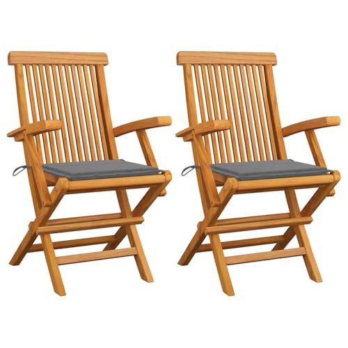 Chaises de jardin en teck pour oublier le manque de place sur la terrasse