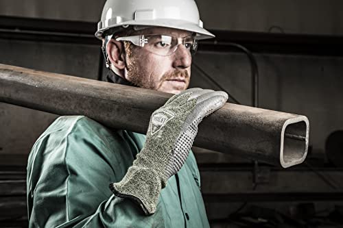 Ironcat 6100 Metal Tamer Tig Welding Gloves - [1 Pair] Large, Material Used>, Fire Resistant Silicone Coated Palm Knit. Welder Safety Wear #TOP7