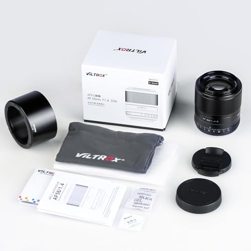 Image of VILTROX 56mm f /1.4 Auto Focus APS-C STM Portrait Prime Lens Compatible with Sony E Mount Cameras A5100 A6000 A6100 A6300 A6400 A6500 A6600 NEX-6 A7S A7C A7 A7RⅢ A7SⅢ A7Ⅲ A7RⅡ A7Ⅱ A7S A7RⅣ A9