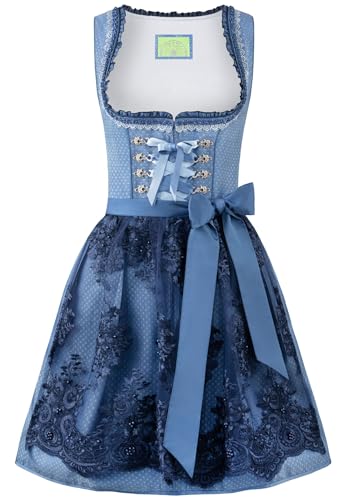 Grembiule in pizzo Stockerpoint Beliva Vestito, Blu, 44 Donna