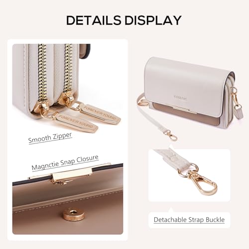 Image of Roulens Small Crossbody Bag for Women,Cell Phone Purse Women's Shoulder Handbags Wallet Purse with Credit Card Slots