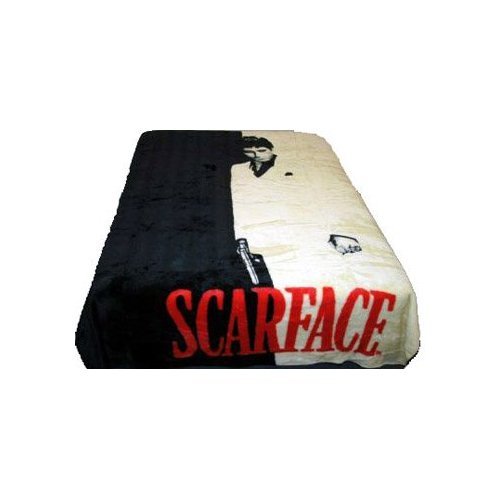 Scarface Al Pacino Brand New Plush Mink Acrylic Blanket , Junior(50"x60
