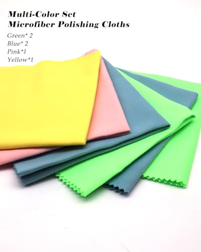 6-Pack Individually Wrapped Microfiber Guitar Cleaning Cloths | 12x12 Inch Assorted Colors, Scratch-Free Polish for Guitar, Piano, Violin & More | Gift-Ready Cleaning Kit - Thumbnail 4