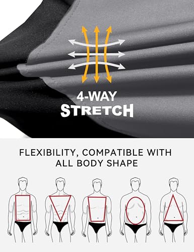 Little Donkey Andy Men's Lightweight Softshell Vest, Windproof Sleeveless Jacket for Running, Hiking, Cycling, Golf3