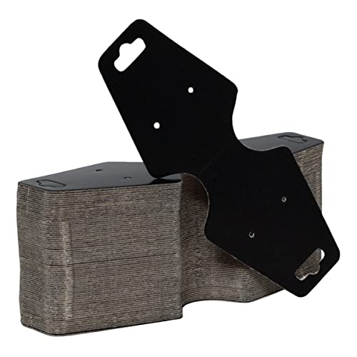 Tag para Bijuterias Cartela para Semijoia Tam. 5x13 cm 500 und. (Preto)