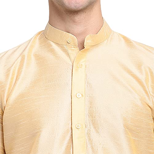 Image of Jompers Men Black & White Solid Kurta