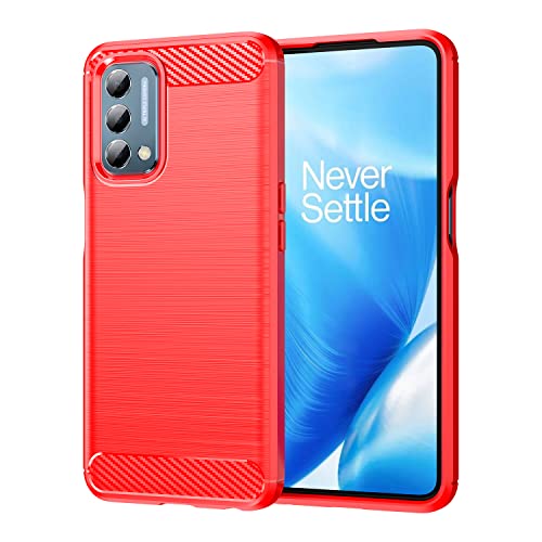 Coque OnePlus Nord N200 5G silicone TPU ultra fine rouge - Protection bords carrés antichoc