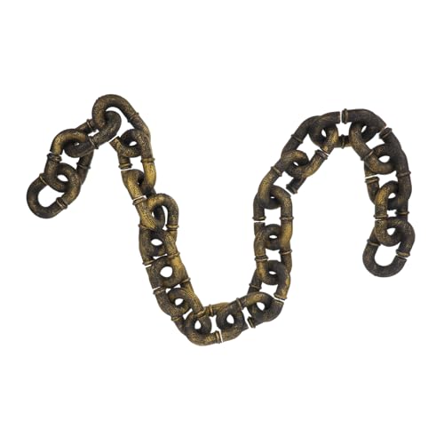 ULDIGI Halloween Simulation Plastic Chain 1m Large Size Plastic Chain Link Decor Halloween Props Chain Link Decor Chain Decor
