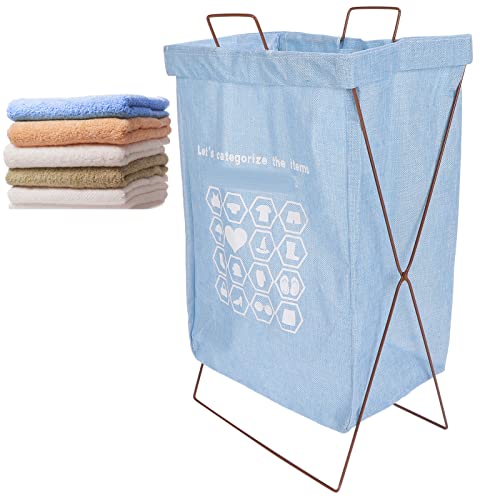Panier à linge pliable en coton contre le désordre des vêtements - 4
