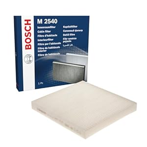 Filtre D'Habitacle Bosch M2540 Standard - Protection Pollen Et Poussière