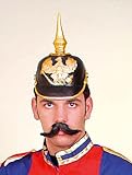 100% Polyester Orlob Pickelhaube Helm zum Kostüm zu Karneval Fasching