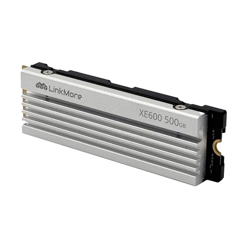 LinkMore XE600 500GB M.2 2280 PCIe Gen4x4 NVMe 1.4 SSD PS(5)mFς (Ǎő6500MB/s)