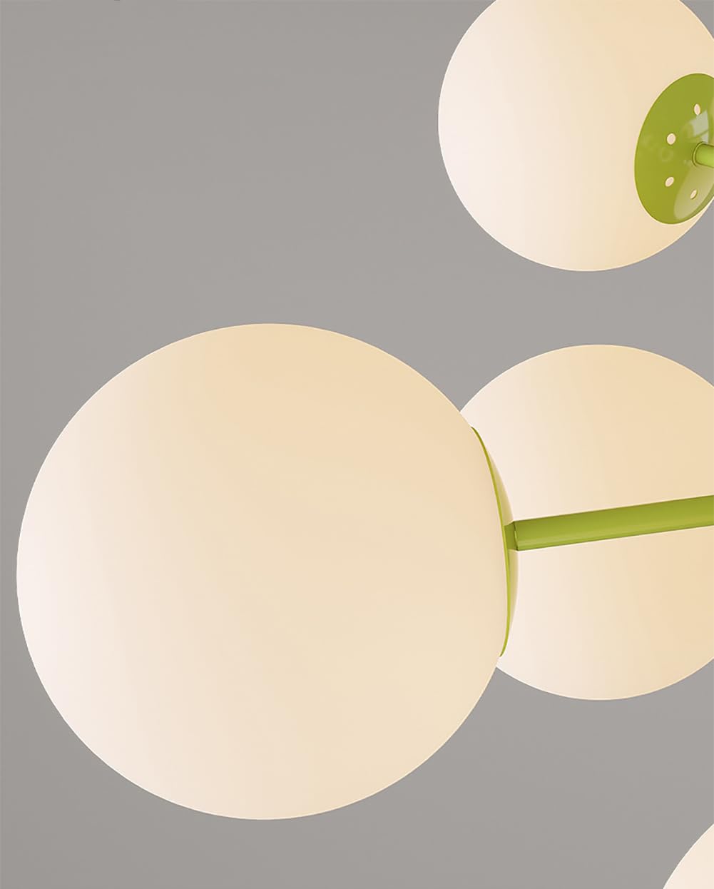 Lampadario Moderno a Sfera in Vetro, Illuminazione a Sospensione con Finitura cromata, plafoniera per Interni E27 per Cucina, Sala da Pranzo, Camera da Letto(6 Lights, Chrome)