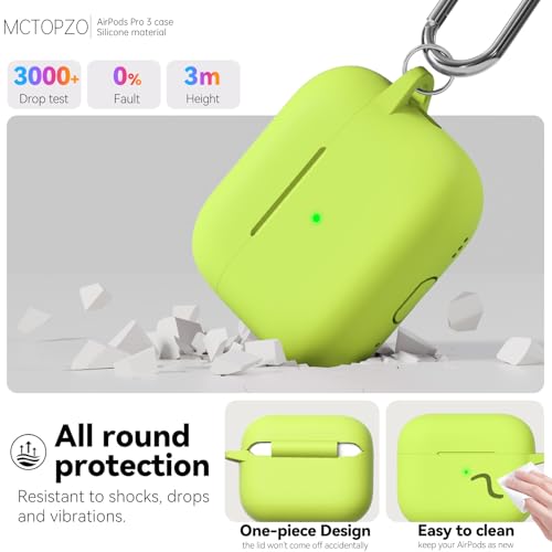 MCTOPZO for AirPods Pro 3 Case 2025 Come with Cleaner Kit,Fluorescent Green by MCTOPZO - Used condition - Image 5