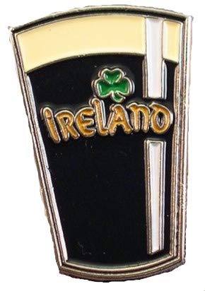 Mainly Metal Métal Émail Badge à épingle Broche Boisson Irlandais bière Guiness en Verre