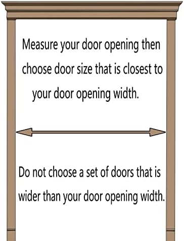 36'' Black Single Cafe Door - Interior Saloon Swinging Door with Hardware, Partition Privacy Western Door for Kitchen & Bathroom (W90cm x H90cm)