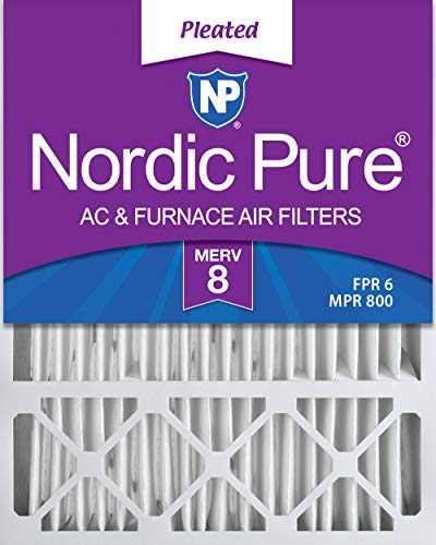 Nordic Pure 20x25x5 MERV 8 Pleated Honeywell Replacement AC Furnace Air Filters 4 Pack Nordic Pure 20x25x5 MERV 8 Pleated Honeywell Replacement AC Furnace Air Filters 4 Pack