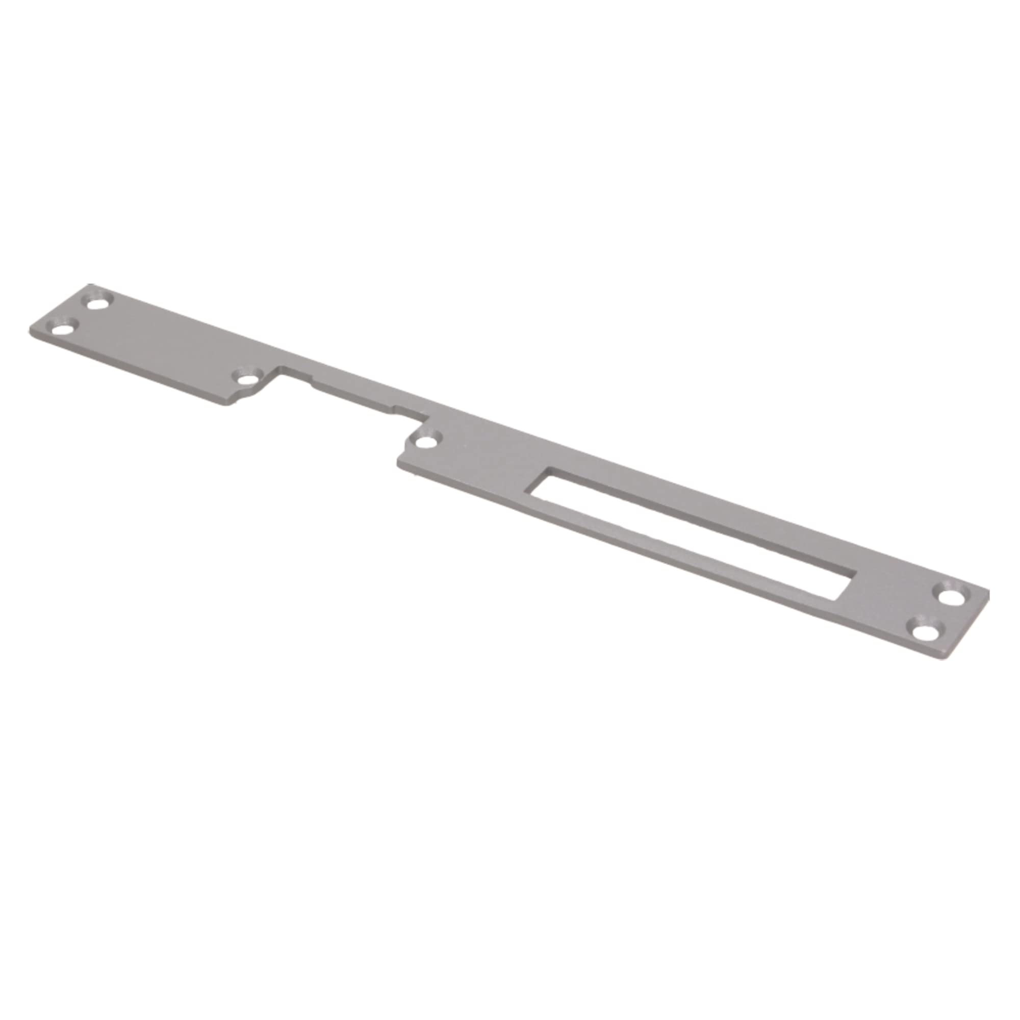 Eff-Eff 118E-A71 Türöffner 118E FaFix 10-24V AC/DC ohne Schließblech & ORNO Schließblech Einfach Symmetrisch Kurz Vernickelt (25/250/3 mm)