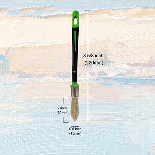 Magimate Small Paint Brush For Touch Ups, Trim Stain Brush For Sash, Baseboards, House Wall Corners And Art Application, One Singe Size 0.6-Inch (15Mm) #TOP2