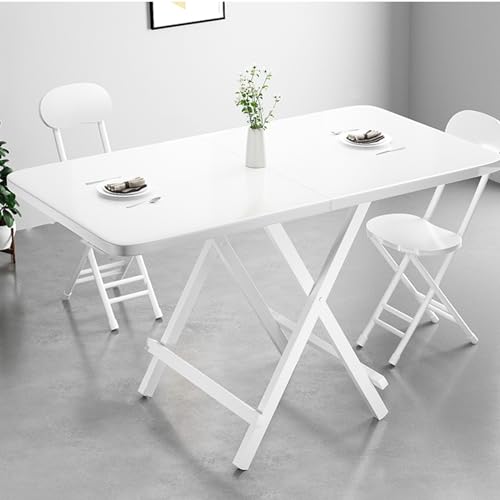 Table à Manger Pliable Portable Table d'appoint d'extérieur pour Patio et Événements