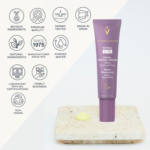 Crème visage nuit rétinal 0,1% contre le relâchement et les rides - 2