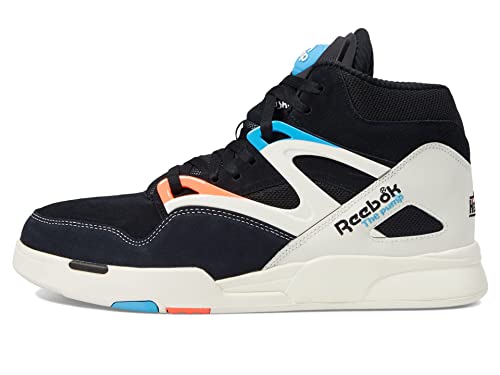 Reebok Pump Omni Zone II Black/Chalk/Orange Flare 8 D (M)