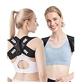 【日本理学療法士共同監修】 猫背姿勢ベルト 姿勢サポーター 背中サポーター 巻き肩 背筋 背中 【業界トップ】猫背ベルト 目立たない 脱着簡単 猫背から美しい姿勢へ 通気性優れ 作業用 男女兼用(M)