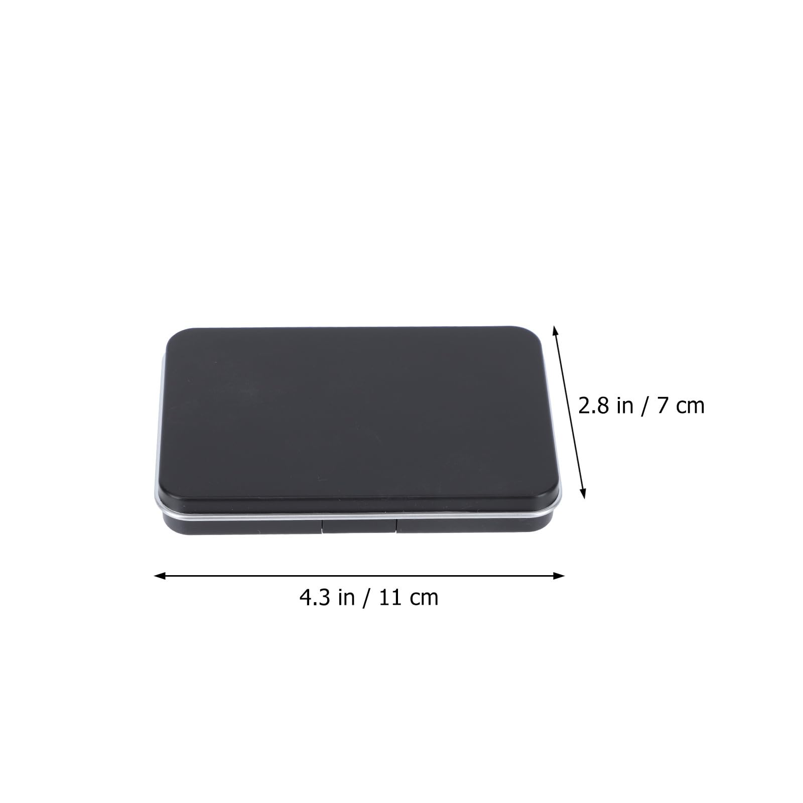 Paleta de sombras de ojos vacía: paleta de maquillaje magnética recargable con espejo para sombra de ojos en polvo, rubor, lápiz labial, resaltado - tamaño de viaje compacto 2
