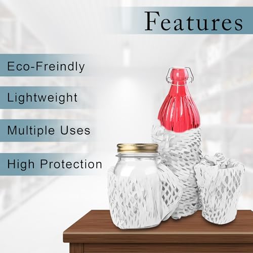 Image of GLUN Expand Wrapping Paper Roll, Pack of 1 (10 m 12 Inch Width), Eco-Friendly Sustainable Plastic-Free Packaging for Fragile Shipping Paper Roll for Packing, Shipping, & Moving