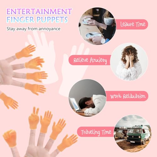 Tiny Hands,20Pcs Miniature Little Hands Realistic Design Funny Mini Hands for Gifts Prank Gag Perfor