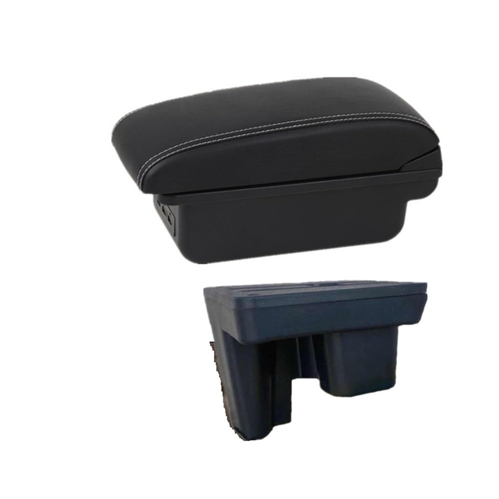 Yulegudi B1 Black White 3Usb Car Armrests For Toyota For 2010-2017 2018 2019