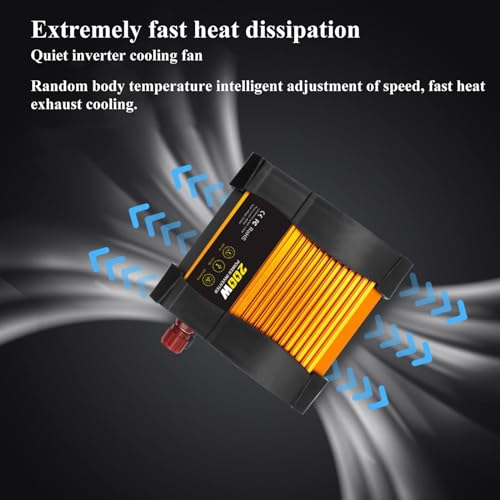 Convertisseur de courant 200W idéal pour charger vos appareils en camping et voyage - 3