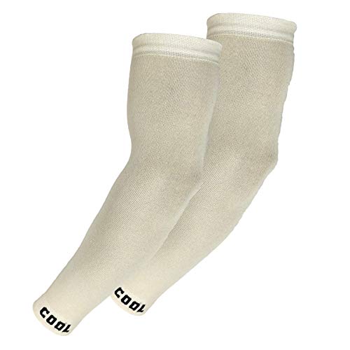 Image of Cotson Skin Cotton Arm Sleeves for Men Women Sun Protection (Pack of 1 Pair)