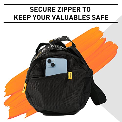 Image of MuscleBlaze Gym Bag (Phirse Zidd Kar) Duffle Bag (Black, 30L) | for Men and Women | Sports Bag