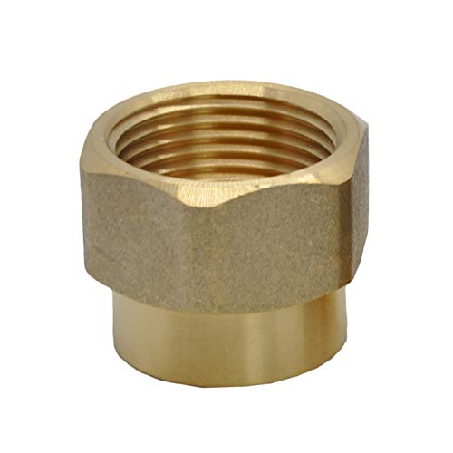 KXHMCGGL Accesorios de conexión for mangueras de jardín, Conector Macho BSP de 1/2', 3/4', 1', 1,2', 1,5' y 2' for Copa de Soldadura, Extremo de latón, Accesorios de plomería for Soldadura