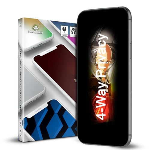 Image of Supershieldz NeoGuard True 360 Privacy Tempered Glass Screen Protector Guard for iPhone 11 Pro Max and Xs Max, 9H Hardness, Anti-Static, Case-Friendly, Easy Installation Kit - 1 Pack