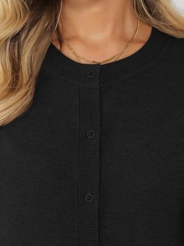 LILLUSORY Cropped Lightweight Cardigan