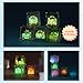 Glow in The Dark Figure, Square Cat Series Blind Box (5 Figures per Box) Random Style Action Figure Cute Blind Bag Collectible Toys - Mini Figures Mystery Box for Cat Lovers Birthday Gift & Desk Decor